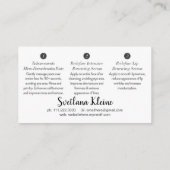 Rodan en de Kaarten van de Steekproef van Gebieden Visitekaartje (Achterkant)