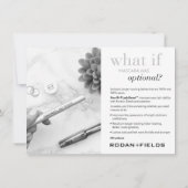 Rodan en Fields Lash Boost-kaarten Kaart (Achterkant)