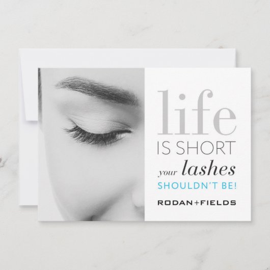 Rodan en Fields Lash Boost-kaarten Kaart (Voorkant)