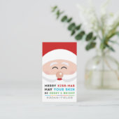 Rodan en Fields Merry Kissmas Mini Facial Cards Visitekaartje (Staand voorkant)