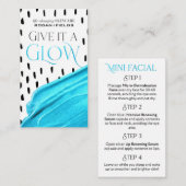 Rodan en Fields Mini Facial, geef het een Gloed Ka Visitekaartje (Voorkant / Achterkant)