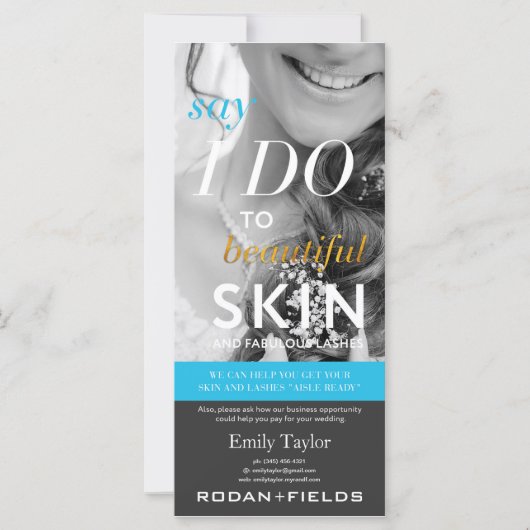 Rodan en Fields Wedding Flyer (Voorkant)