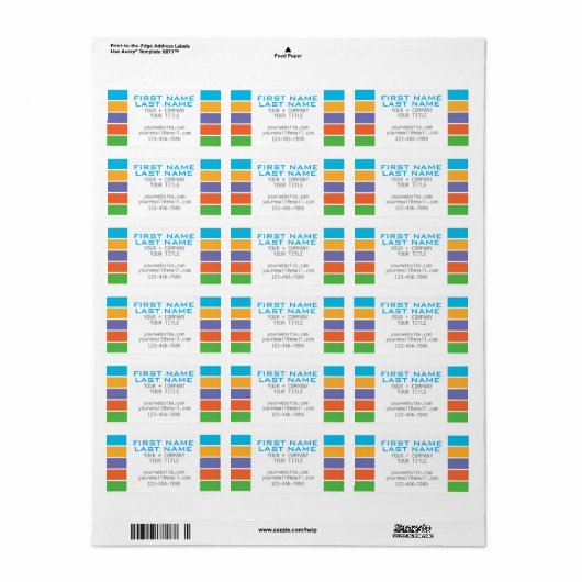 RODAN + VELDEN Geïnspireerde aangepaste labels (Full Sheet)