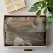 Roddel in de tuin (Italiaanse scène) Tissuepapier (Geschenk)