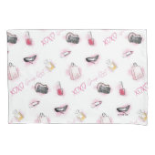 Roddel meisje make-up patroon kussensloop (Voorkant)