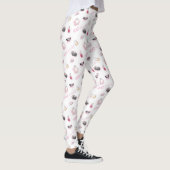 Roddel meisje make-up patroon leggings (Rechts)