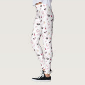 Roddel meisje make-up patroon leggings (Links)