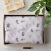 Roddel meisje make-up patroon tissuepapier (Geschenk)