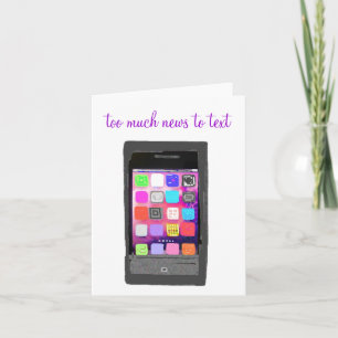 Roddel te Sappig voor Texting Kaart