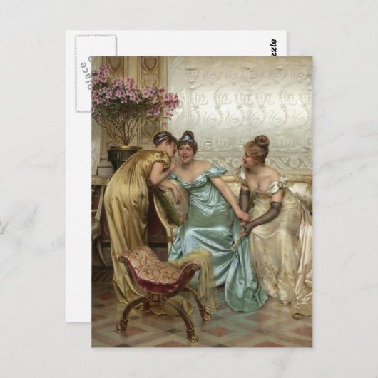 Roddel verspreiden -  motief briefkaart (Voorkant / Achterkant)