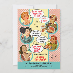 Roddelen Huisvrouw Hen Party Vrijgezellenfeest Kaart