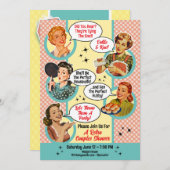 Roddelen Huisvrouw Koppels Douche Kaart (Voorkant / Achterkant)