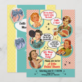 Roddelen Huisvrouw Vrijgezellenfeest Kaart (Voorkant / Achterkant)