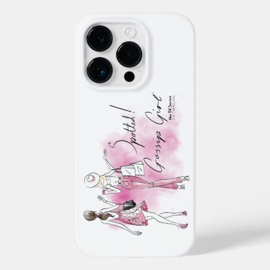 Roddelmeisje - gespot! Case-Mate iPhone case (Achterkant)