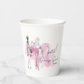 Roddelmeisje - gespot! papieren bekers (Achterkant)