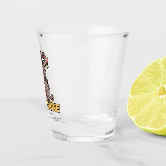 Roddy Rat Fink Style Moonshine Graphic #1 Shot Glas (Rechts)