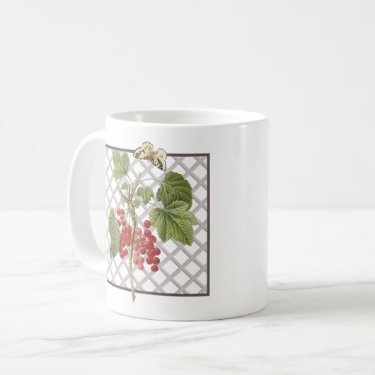 RODE AALBESSEN KOFFIEMOK (Voorkant links)