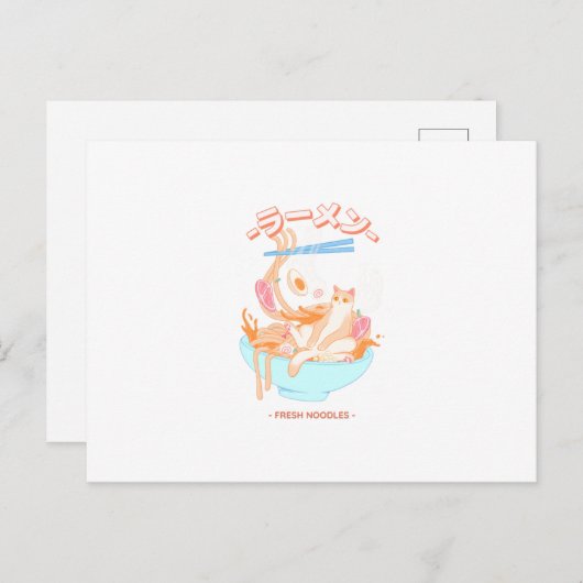 rode aaldhout, vers, met kat briefkaart (Voorkant / Achterkant)