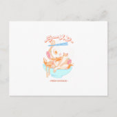 rode aaldhout, vers, met kat briefkaart (Voorkant)