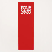 Rode aangepaste Logo promotiebedrijf Yogamat (Voorkant)