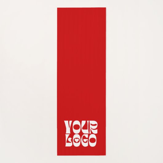 Rode aangepaste Logo promotiebedrijf Yogamat (Achterkant)