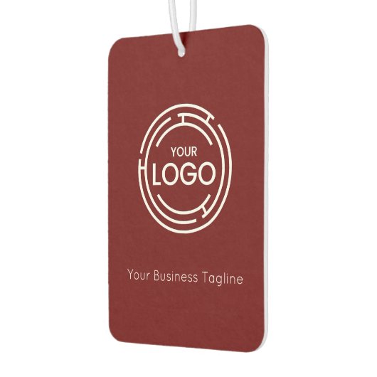 Rode aangepaste zakelijke Logo Luchtverfrisser (Links)