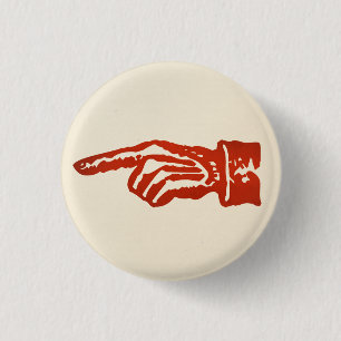  rode aanwijzer - licht ronde button 3,2 cm