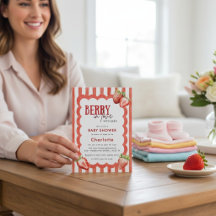 Rode Aardbei "Bes Verliefd" Baby Shower
