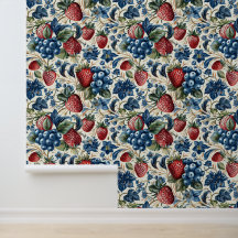 Rode Aardbei & Blauwe Blueberry Boerderij Stijl