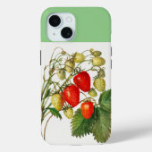  Rode Aardbei Branch Art Case-Mate iPhone Case (Achterkant)