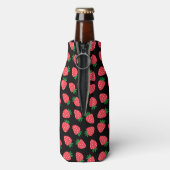 rode aardbei flesjeskoeler (Fles Achterkant)