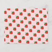 Rode aardbei flyer (Voorkant)