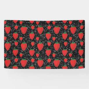 Rode Aardbei Fruitliefhebbers Zoete Bessen Elegant Spandoek