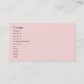 Rode aardbei — gepersonaliseerd visitekaartje (Achterkant)