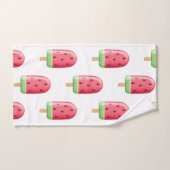 Rode Aardbei Ijs Patroon Handdoek (Handdoek)