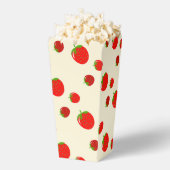 Rode aardbei op roze bedankdoosjes (Popped)