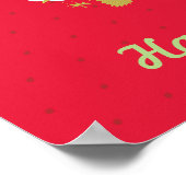 Rode aardbei poster (Hoek)