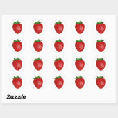 Rode Aardbei Sticker Envelope Seals Aardbeien (Vel)