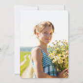 Rode Aardbei Sweet Sixteen Verjaardagsuitnodiging Kaart (Achterkant)