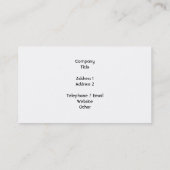 Rode aardbei. visitekaartje (Achterkant)