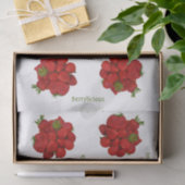 Rode aardbeien bessen tissuepapier (Geschenk)