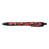 Rode aardbeien, blauwe inkt pen (Bodem)