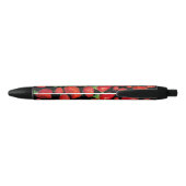 Rode aardbeien, blauwe inkt pen (Achterkant)