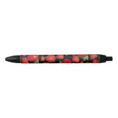 Rode aardbeien, blauwe inkt pen (Voorkant)