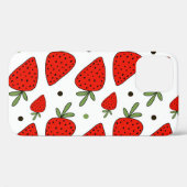 Rode aardbeien Cartoon Naadloos Patroon Case-Mate iPhone Case (Achterkant (horizontaal))