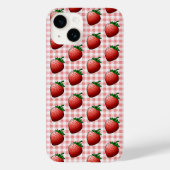 Rode Aardbeien Case-Mate iPhone Case (Achterkant)