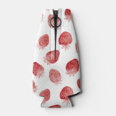 Rode Aardbeien Fruit   Flesjeskoeler (Achterkant)