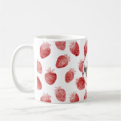 Rode Aardbeien Fruit   Koffiemok (Links)