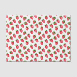 Rode Aardbeien (Ontwerp 43 Rode Serie) Tissuepapier