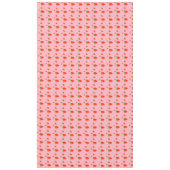 Rode aardbeien Patroonroze Partij Tafelkleed (Voorkant)